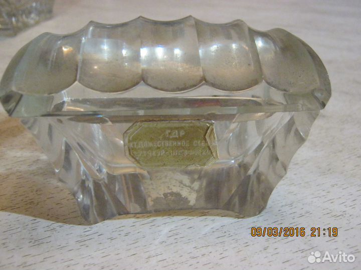 Парфюмерный набор стекло гдр