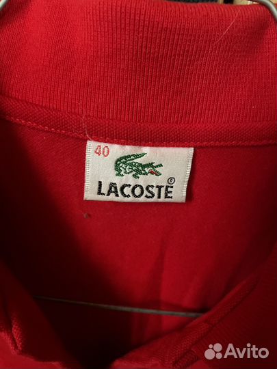 Polo lacoste женское 40