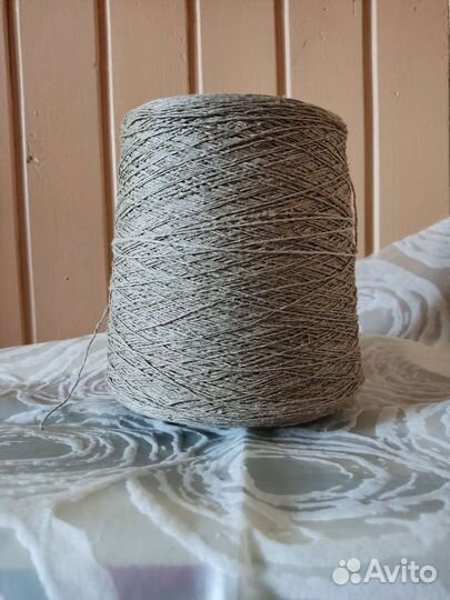 Нитки льняные на бабине