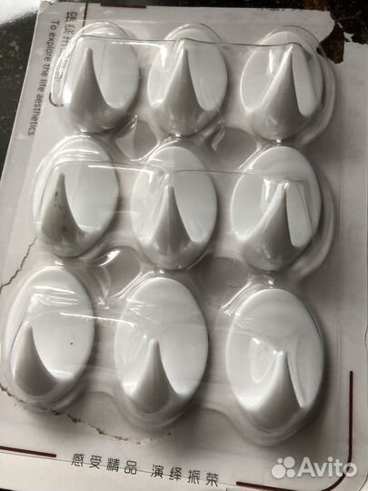 Крючки самоклеющиеся 9шт