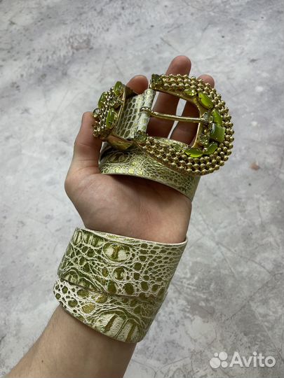 Ремень Biagini BB Simpn Type С камнями сварофски