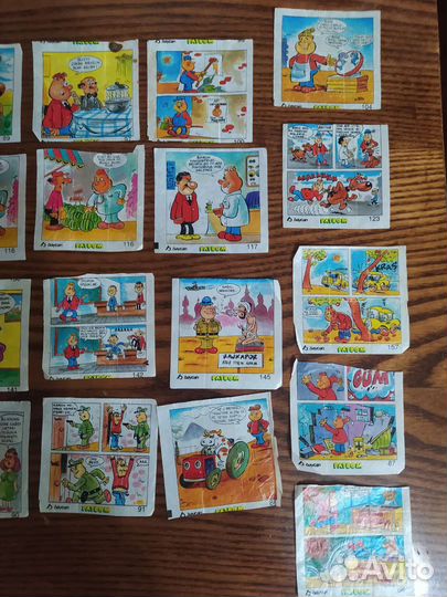 Вкладыши от жвачек patboom baycan