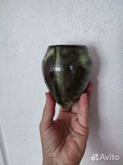 Кашпо настенное обливная керамика