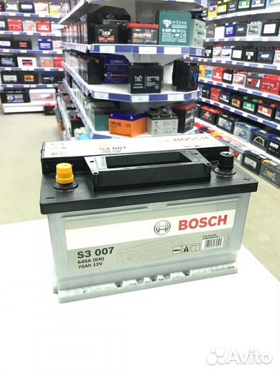 Акб 70 а/ч б/у Bosch о.п. Низкий