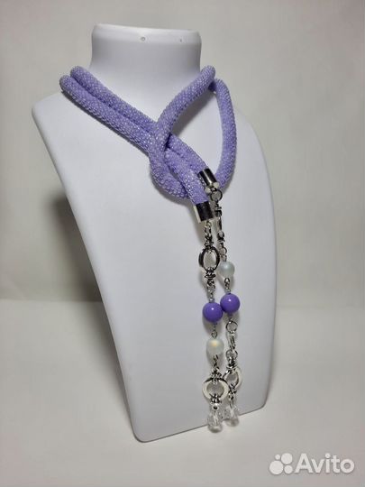 Колье из бисера