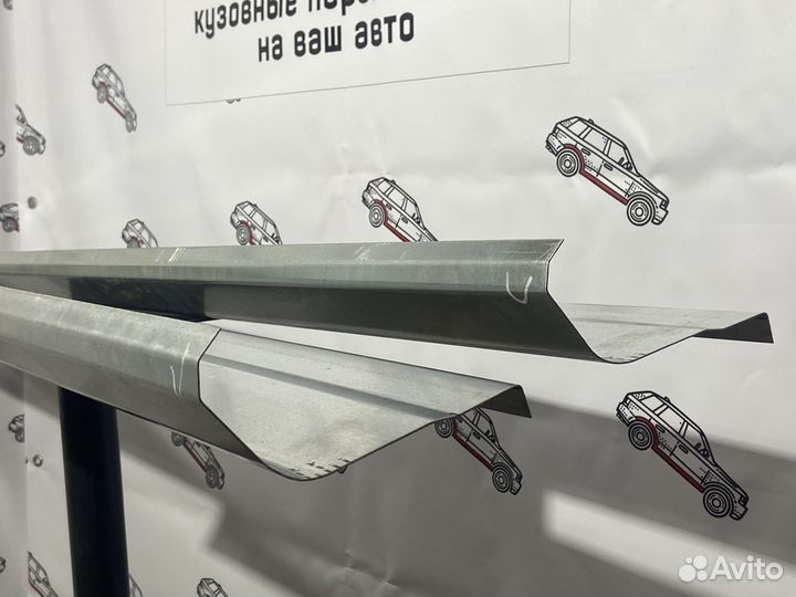 Chevrolet Aveo T250 пороги + усилители комплект