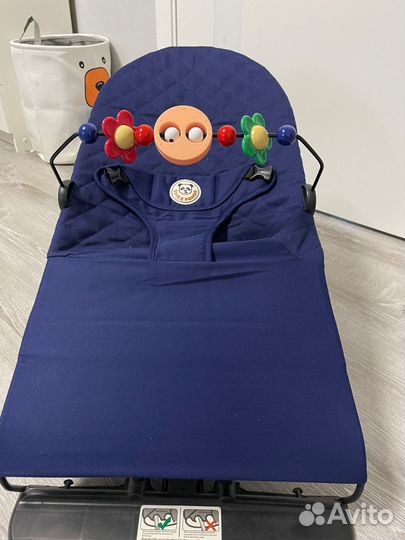 Шезлонг детский новый