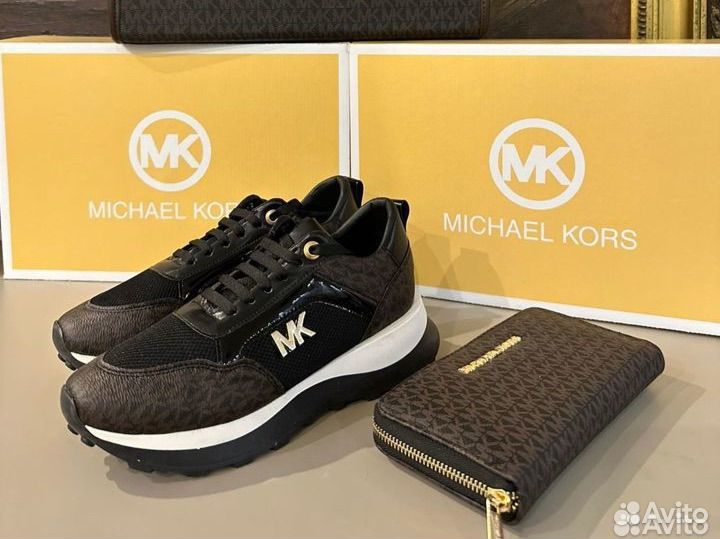 Комплект кеды Michael Kors 3 вещи(клатч, шоппер)