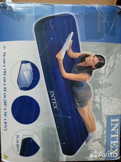 Надувной матрас intex