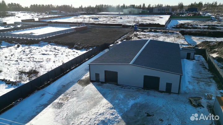 Ангар каркасный