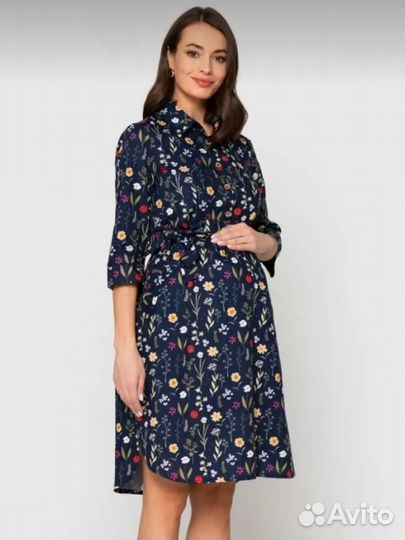 Платье для беременных и кормящих 42