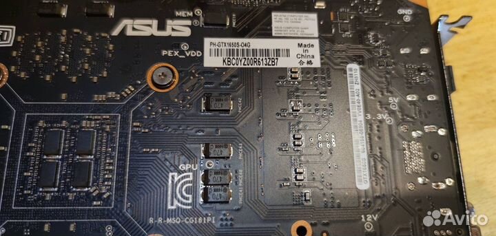 Видеокарта asus Phoenix GeForce GTX 1650 super OC