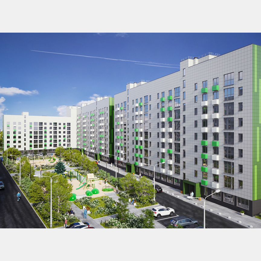 2-к. квартира, 51,5 м², 7/9 эт.