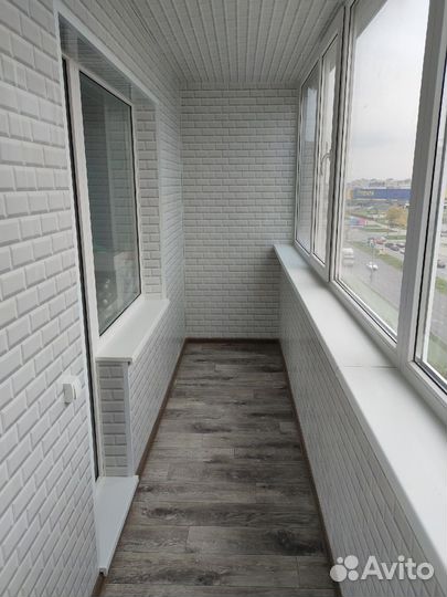 Отделка балкона под ключ