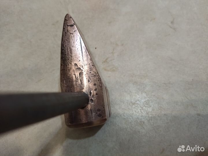 Паяльник молотковый большой, медный