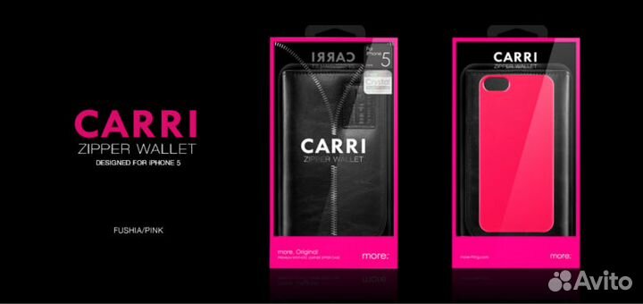 Чехол Подарочный для iPhone 5/5S Carri Zipper
