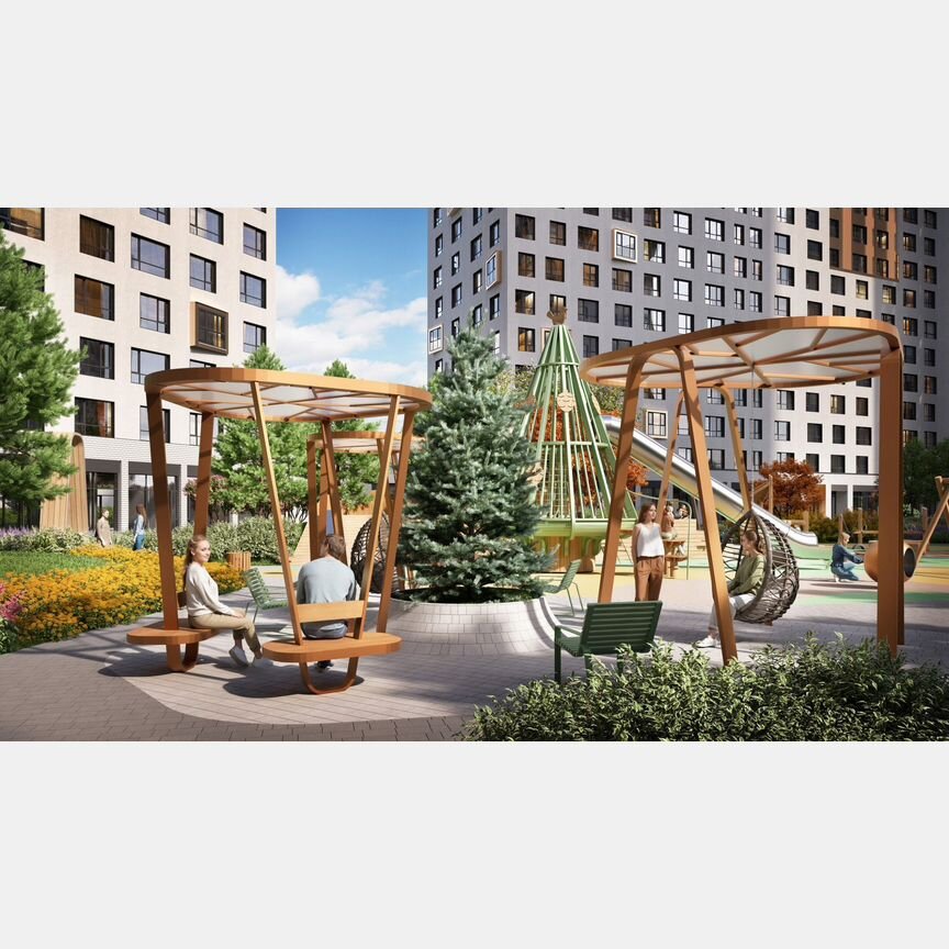 1-к. квартира, 34,4 м², 16/23 эт.