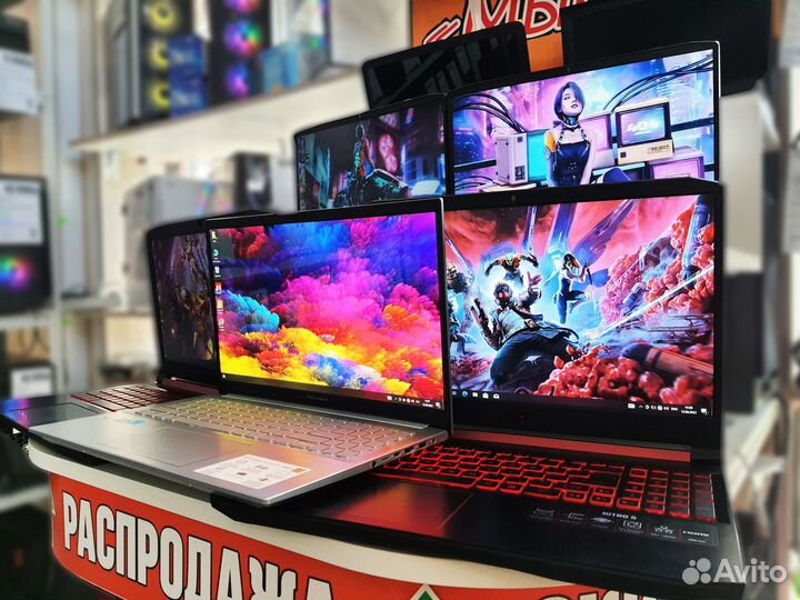 Мощный Игровой ноутбук core i3 i5 i7