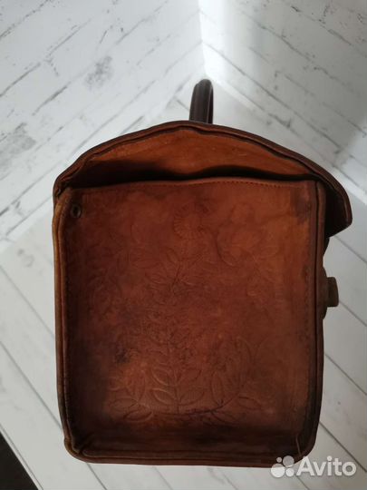 Сумка (саквояж) натуральная кожа 50e