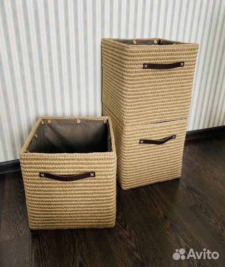 Корзина из джута