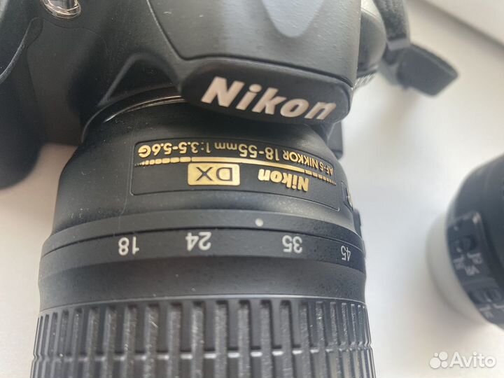 Фотоаппарат nikon d3100 (+два обьектива)