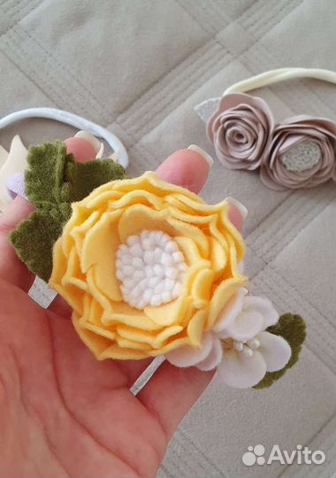 Повязки для девочки ручной работы