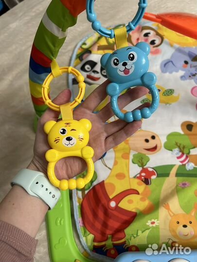 Детский развивающий музыкальный коврик