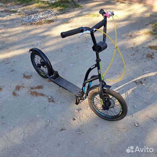 Самокат с большими колесами
