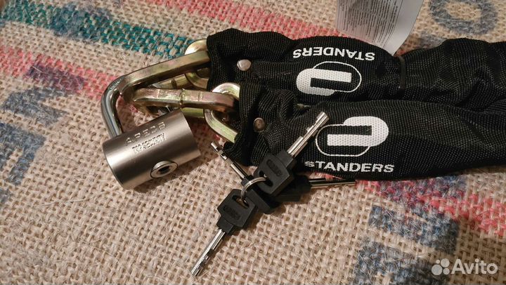 Велозамок цепь противоугонная