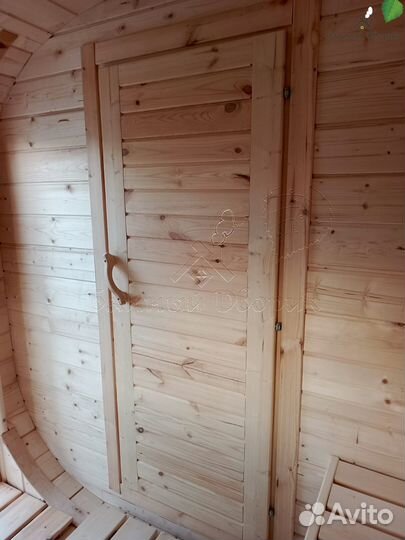 Баня бочка квадро 4 метра с гарантией