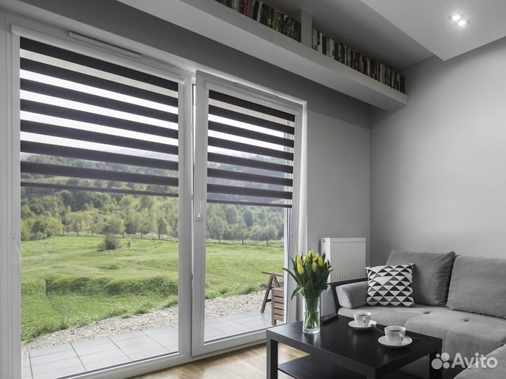 Кассетные рулонные шторы