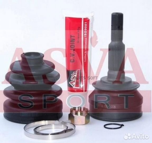 Asva OP-1008 шрус наружный 25x52.3x33 opel ascona