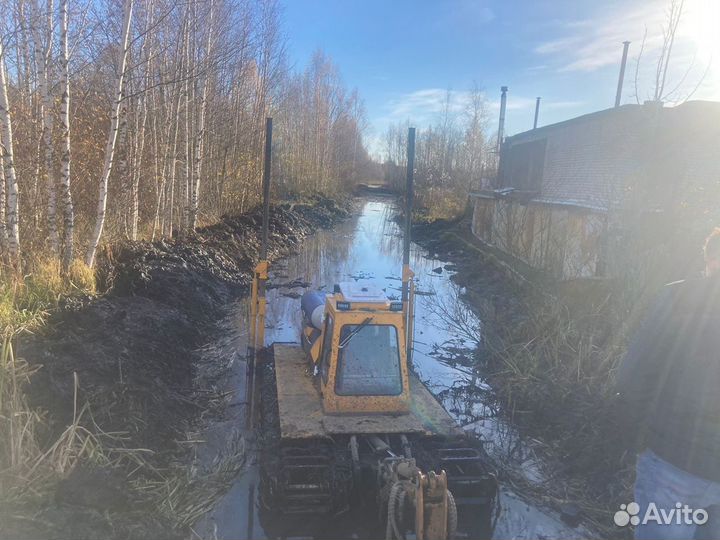 Земснаряд очистка водоемов, дноуглубление