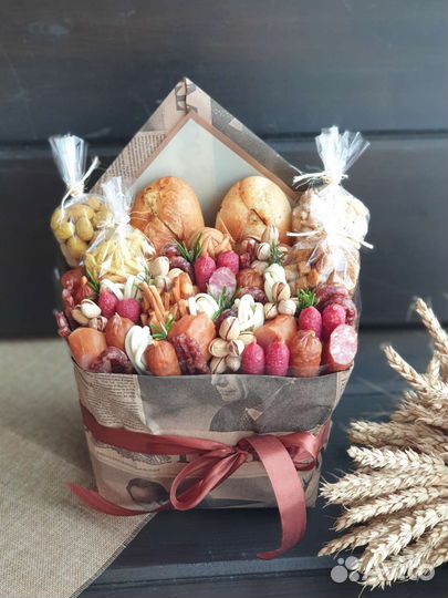 Мужские букеты съедобные