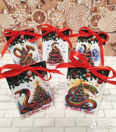 Подарок на новый год с конфеткой