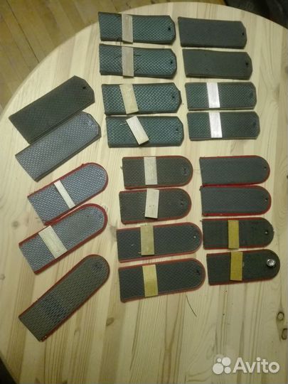 Погоны милиции рядового состава 1975 и 1986 гг