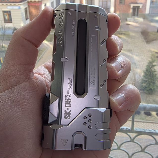 Фонарь LoopGear SK05 Pro Chrome. Новый