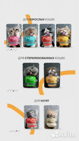 Корм для кошек и котят