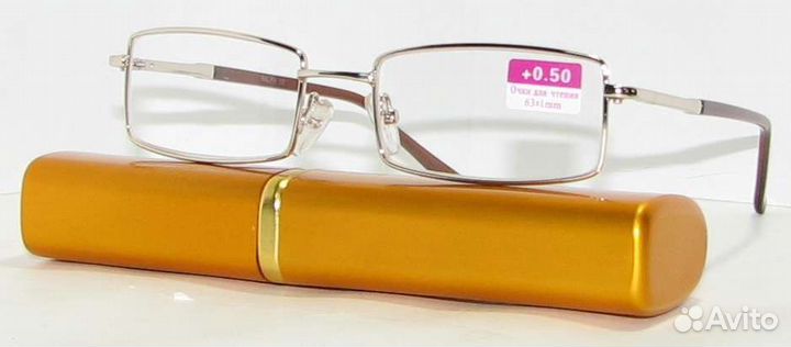 Очки готовые в футляре, очки-ручка, очки-лектор