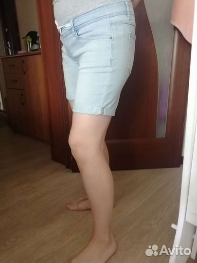 Джинсовые шорты для беременных