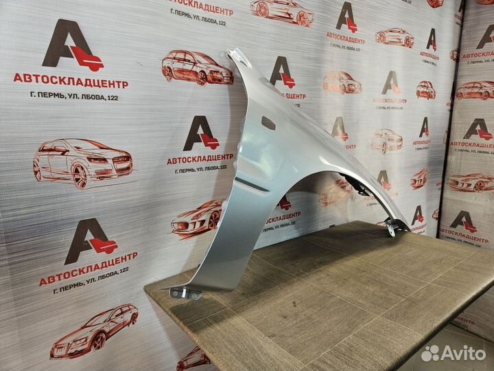 Крыло переднее правое Mitsubishi Lancer 9 серебро