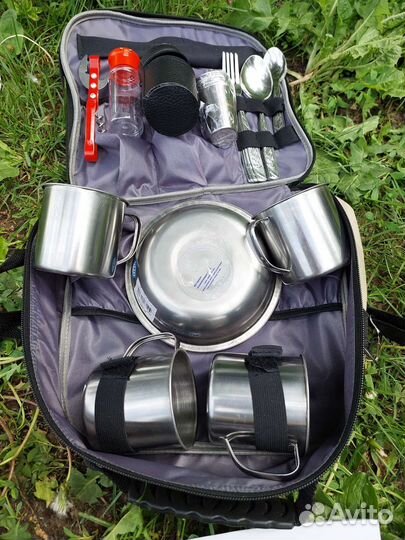 Набор посуды для пикника 4 персоны