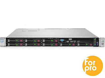 Сервер HP DL360 Gen9 8SFF 2xE5-2650v4 192GB/P440ar