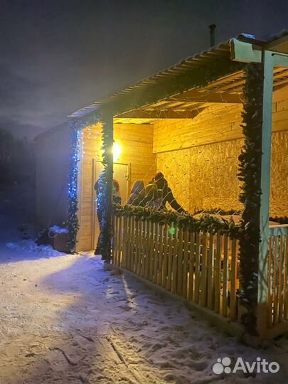 Аренда домика с баней на дровах