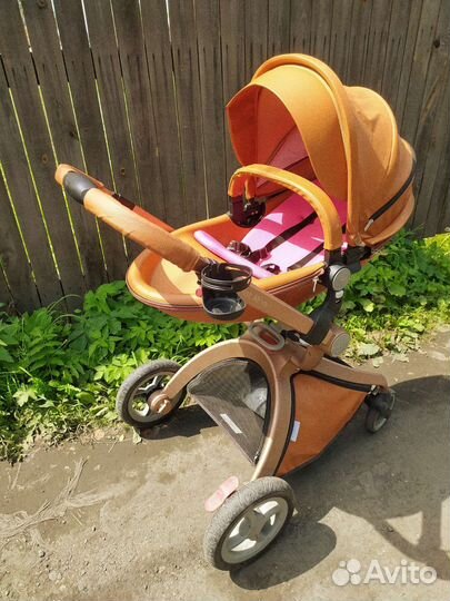 Коляска 2 в 1 эко кожа