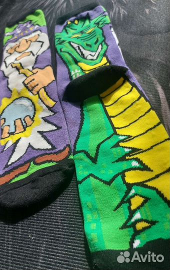 Высокие носки с принтом Мага & Дракона