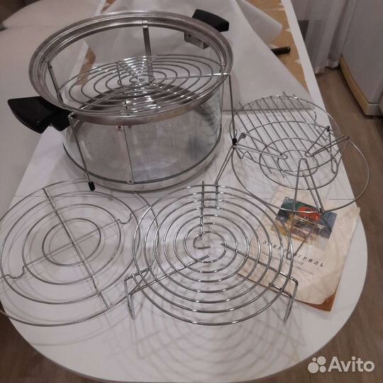 Электрогриль большой новый