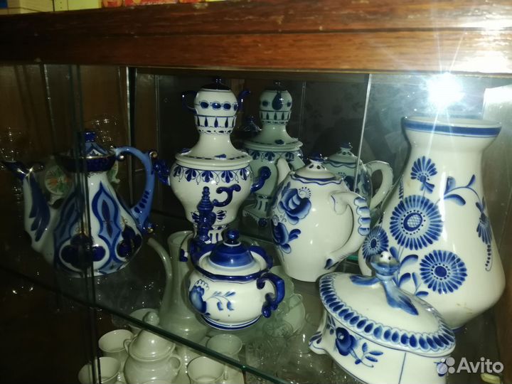 Сервиз гжель