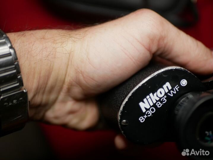 5я версия nikon E 8x30x8,3 WF+чехол Япония бинокль
