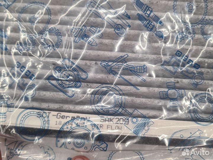 Салонный фильтр Toyota Subaru. Sak209